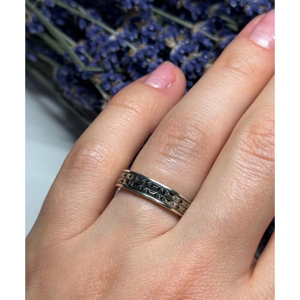 925 STERLING SILVER MARCASITE RING SIZE 6